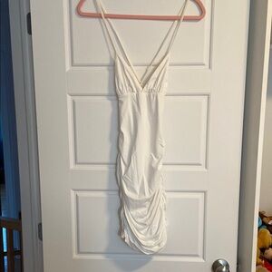 Tiger Mist White Mini Dress